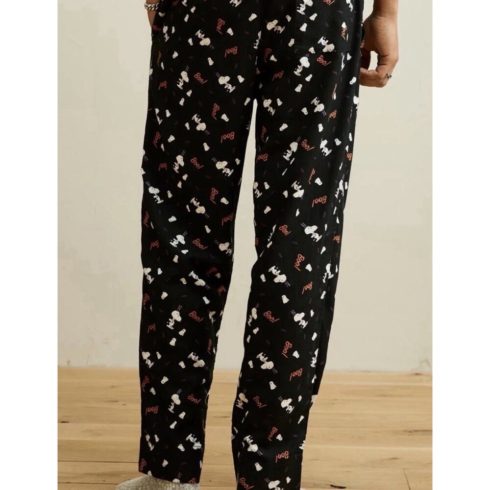 American Eagle Snoopy Halloween Men’s Fleece Pajama Pants /Pockets 32- 34
